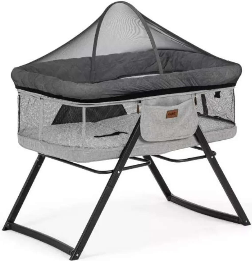 Berceau Bébé Évolutif VOJAGO Lit à Bascule et Parc de Jeu LULILO