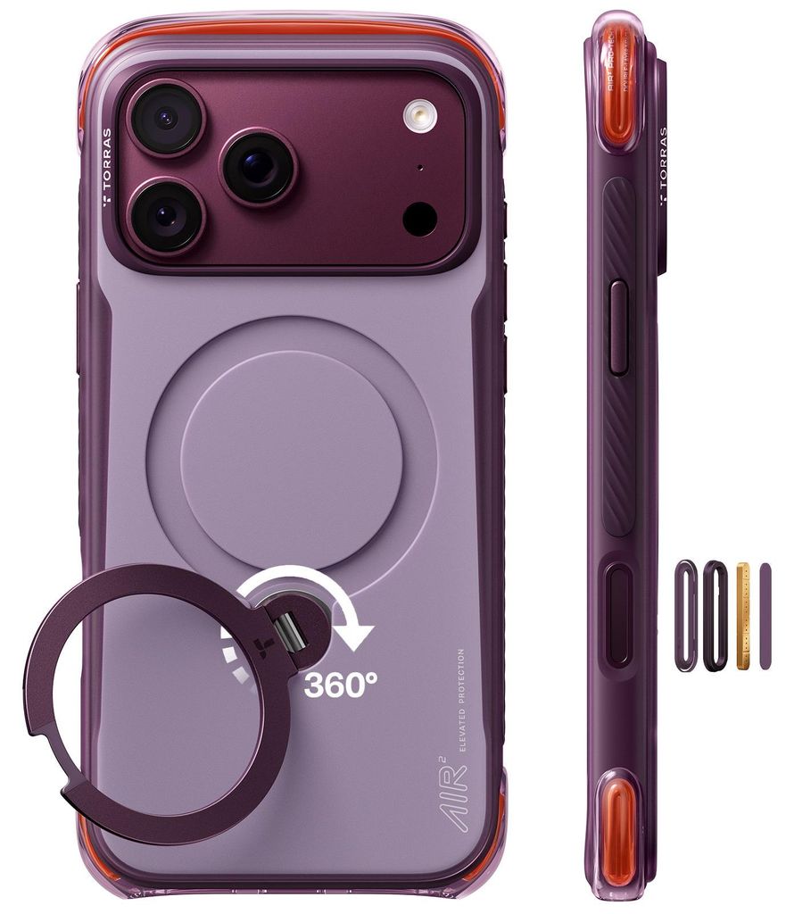 Torras Ostand Q3 Air Pro, violet summit purple - iPhone 18 Obrázek produktu 