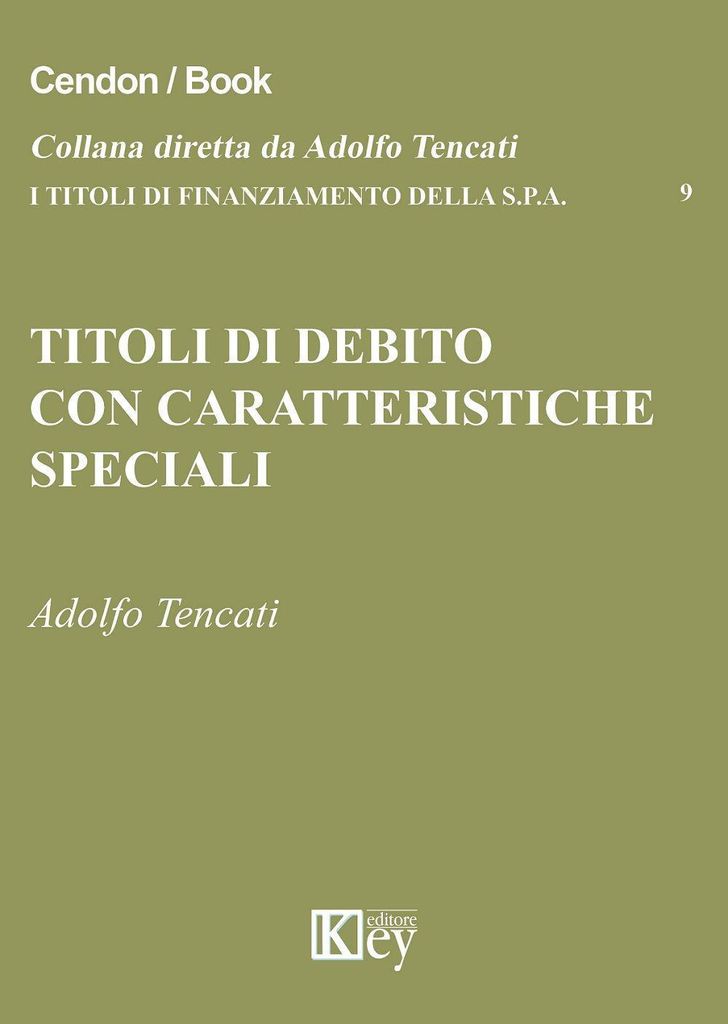 Tencati, A: Titoli di debito con caratteristiche speciali