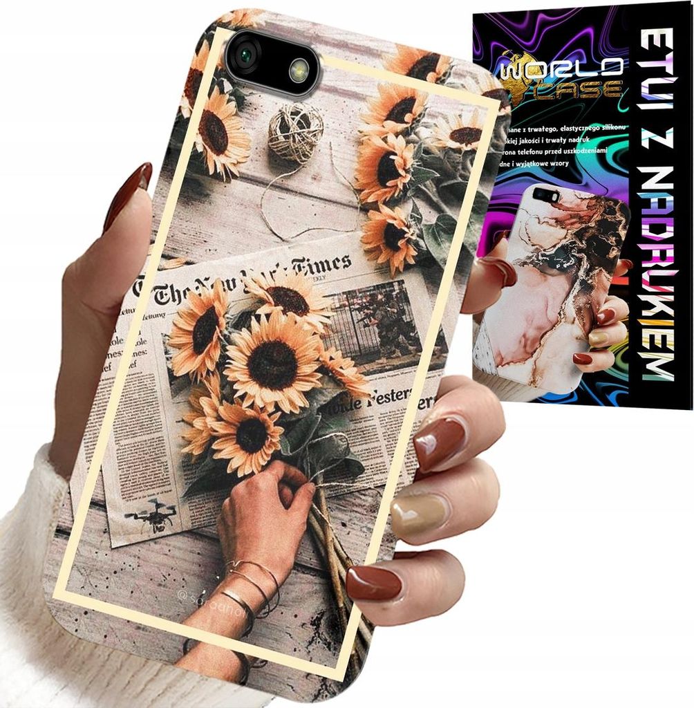 Fall Für Huawei Y5 2018 - Florale Muster Sonnenblume Sonnenblume