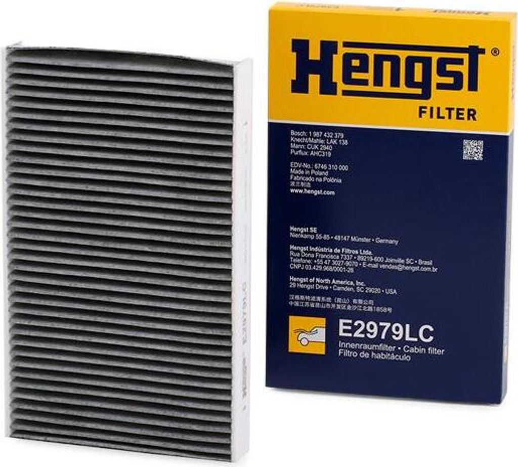 Filter Innenraumluft Aktivkohle