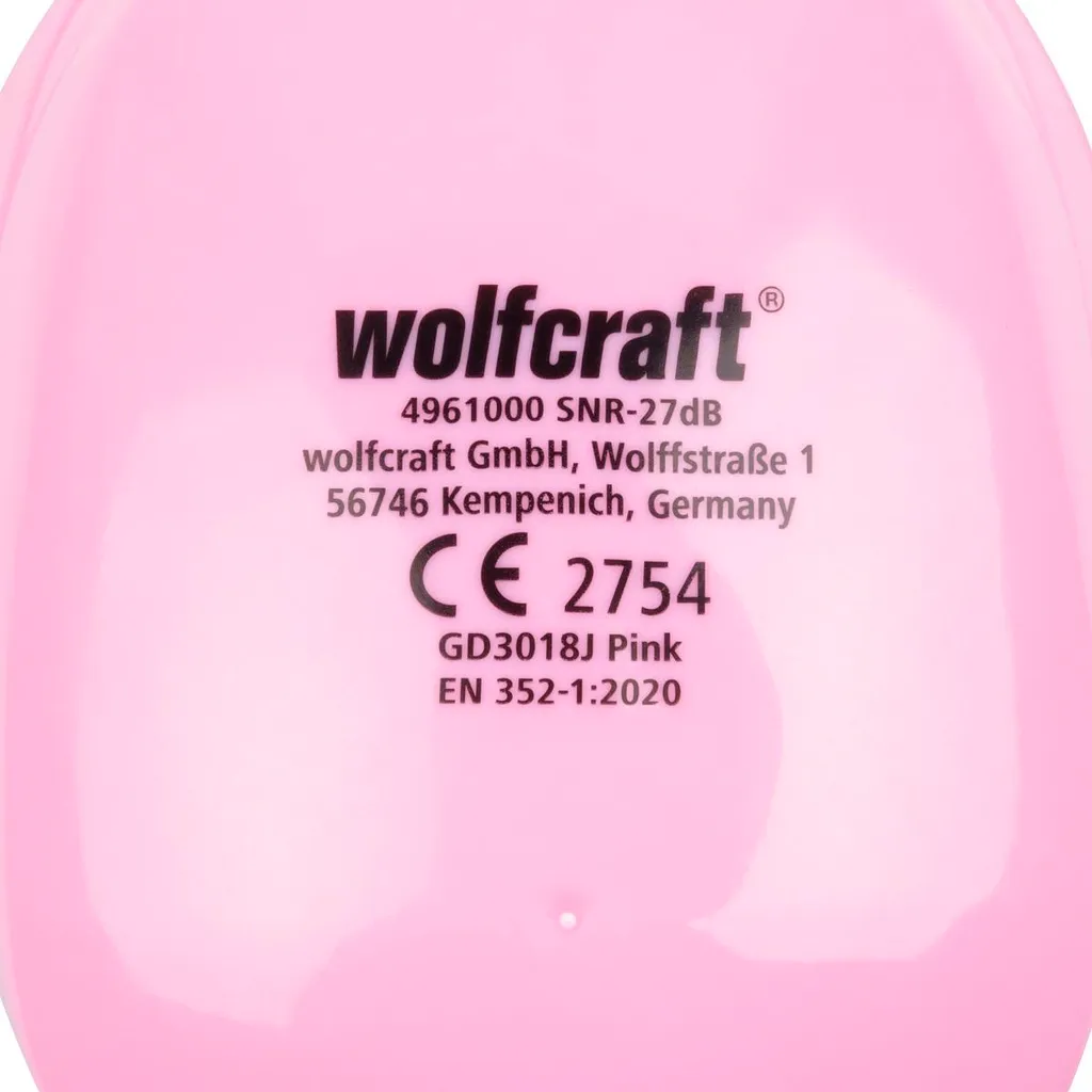 Protection auditive bébé rose type casque antibruit confort premium - 6