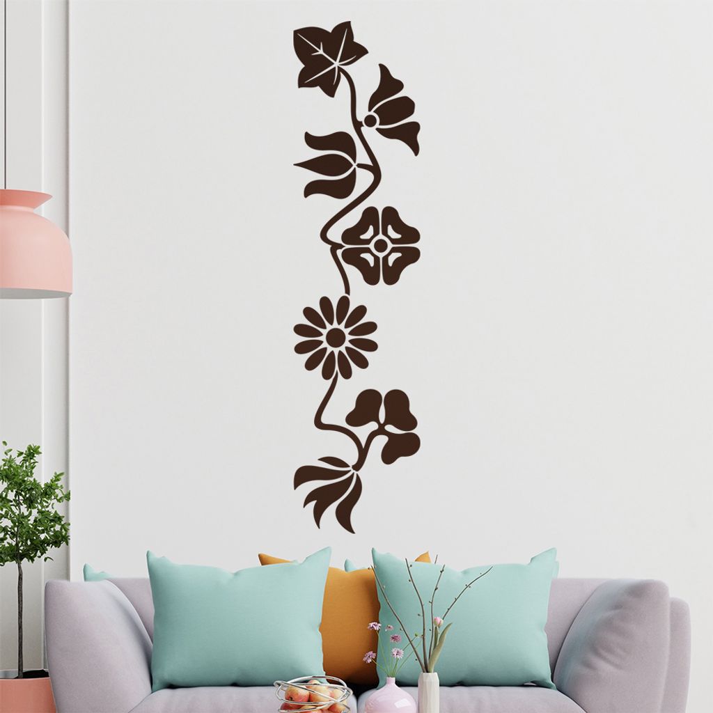 Kleeblatter - Blätter - Ahorn Wandtattoo in 6 Größen - Wandaufkleber Wall Sticker - Dekoration, Küche, Wohnzimmer, Schlafzimmer, Badezimmer