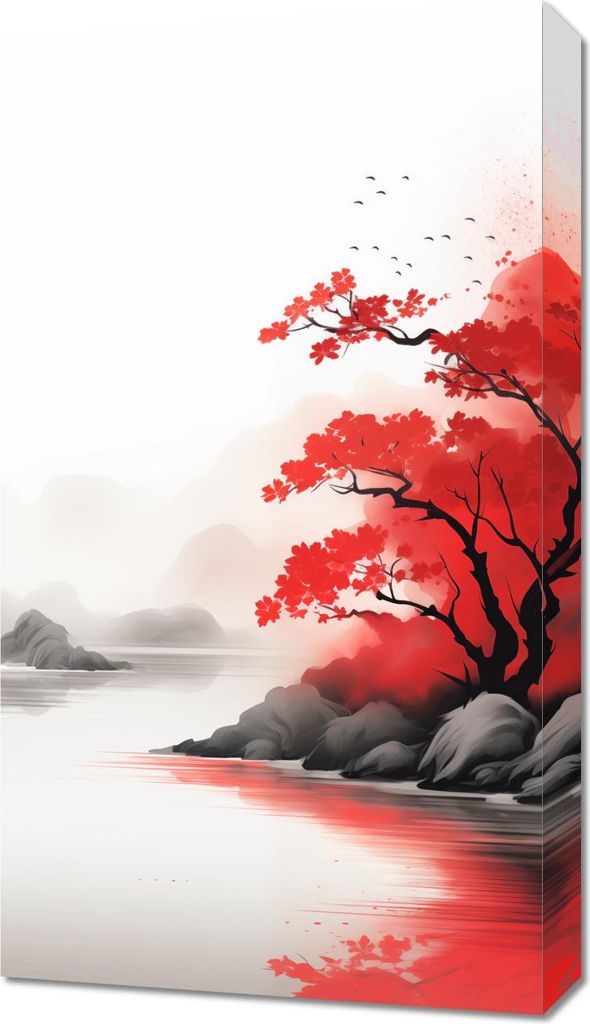 Bild 40x70cm Ruhe bei der Meditation