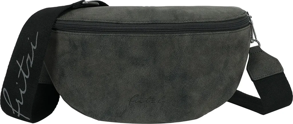 Sac bandoulière gris foncé Fritzi aus Preußen style vintage pour femme
