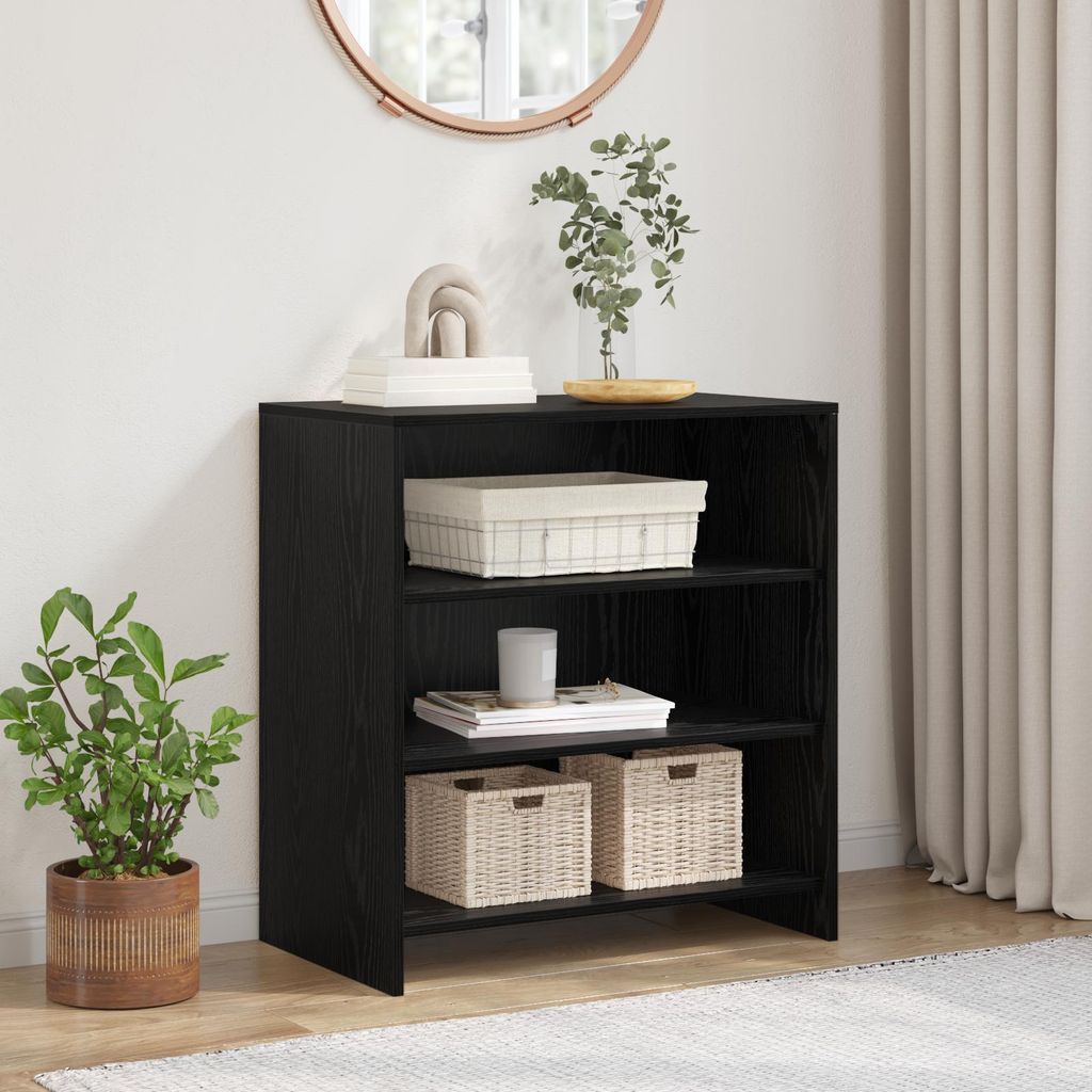 Maison Exclusive - Sideboard Schwarz 70 x 41 x 75 cm Holzwerkstoff