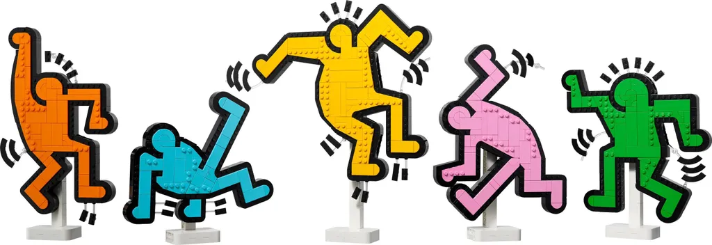 LEGO Art Keith Haring 31216 Figurines dansantes - Tableau mural à construire