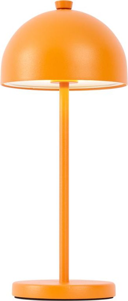 Qazqa led Modern außen Aufladbare Lampe für den Garten - Squirrel - Orange, inkl. 1.6W integrierter LED, dimmbar, 21cm, IP54, R