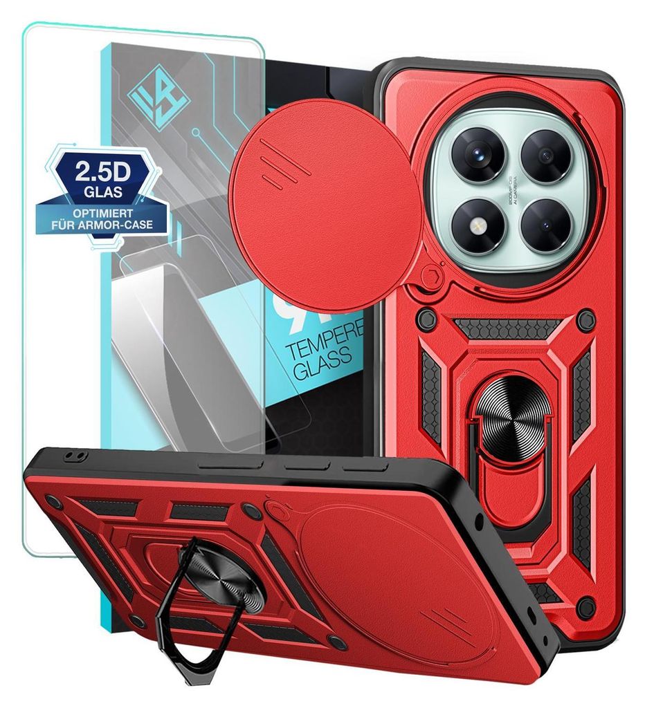 Armor Handyhülle für Xiaomi Redmi Note 14 Pro 5G  mit 9H Produktbild 
