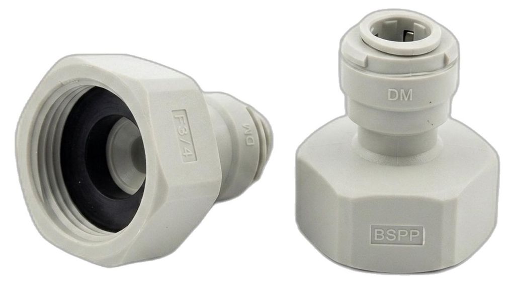DMfit Adaptateur Femelle 3/4 BSPP vers 9,5 mm (3/8) Image du produit 