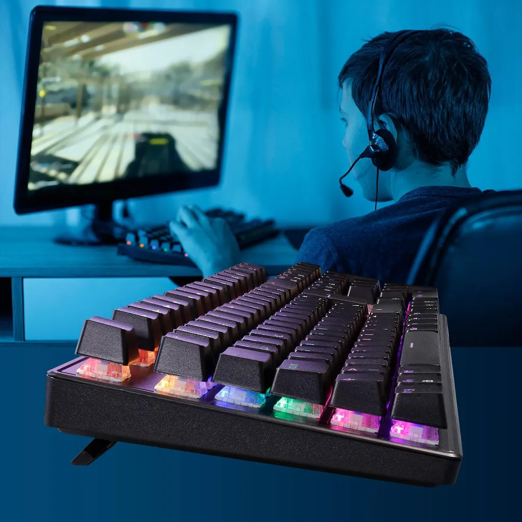 Clavier gaming LED haute performance pour setup de jeu PC mécanique - 9