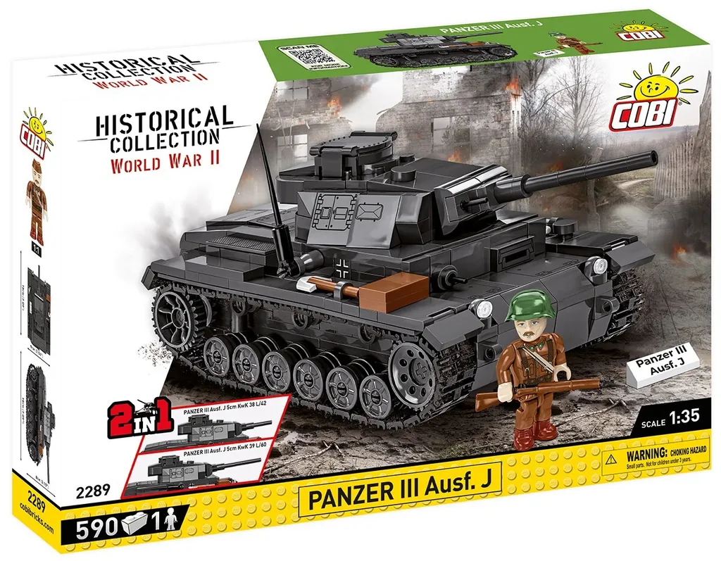 Maquette Panzer IV COBI 2289 pour Collectionneur et Diorama Militaire WWII