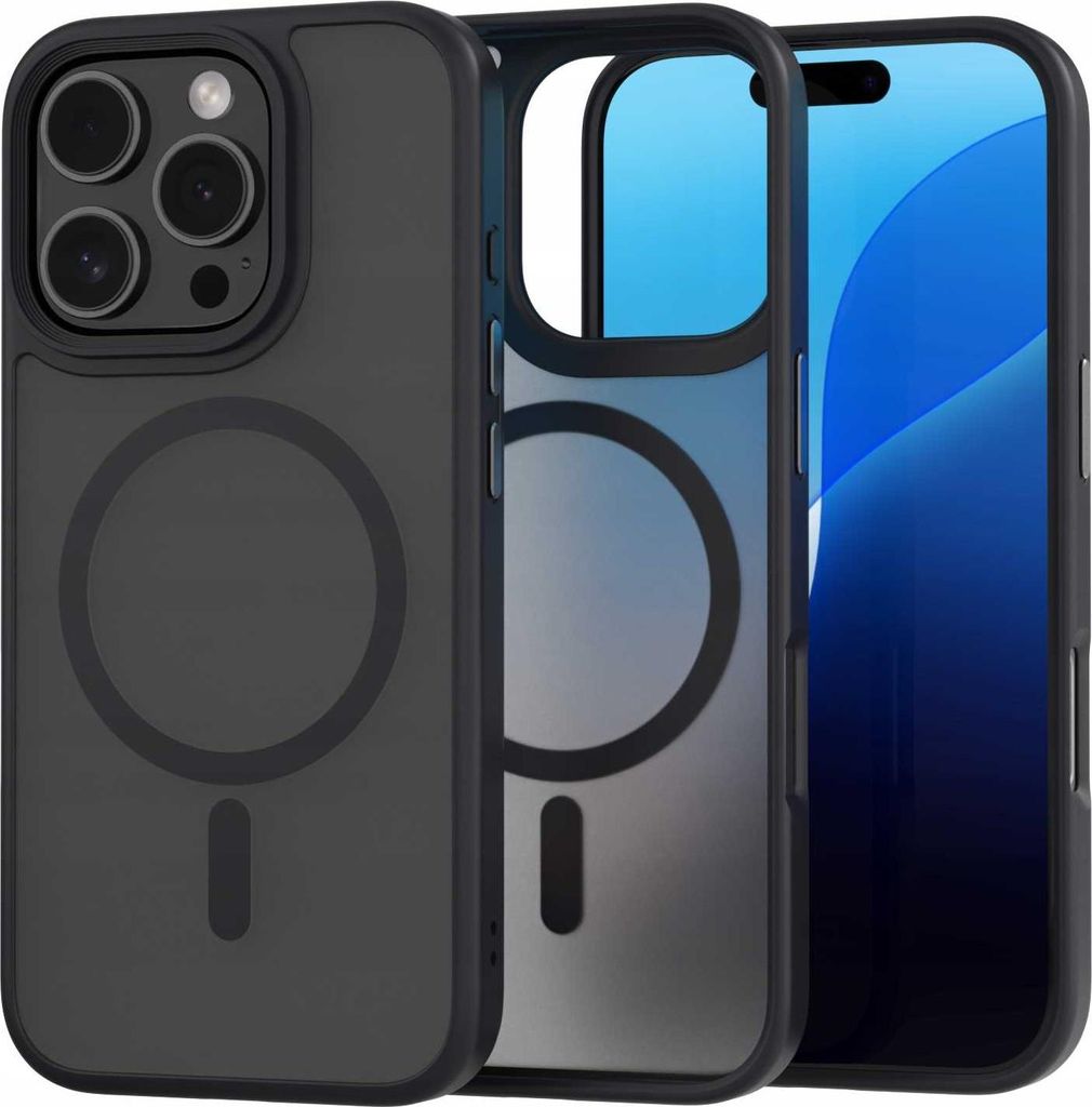 Spacecase Hybrid Mag iPhone 16 Pro schwarz