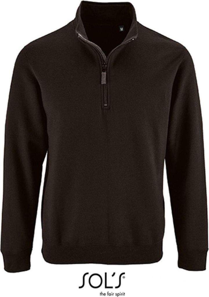 SOL ́S Men ́s Zip High Collar Sweatshirt Stan