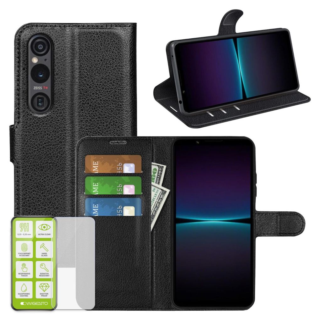 Pro Sony Xperia 1 VII Umělá kůže Book Wallet Pouzdro na Obrázek produktu 