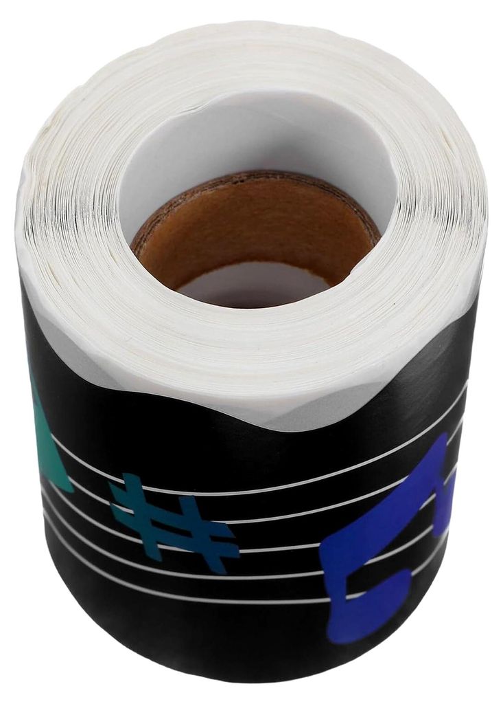 Tafelrandpapier mit Musiknoten für Pinnwände – Wasserfestes Material für die Esszimmerdekoration