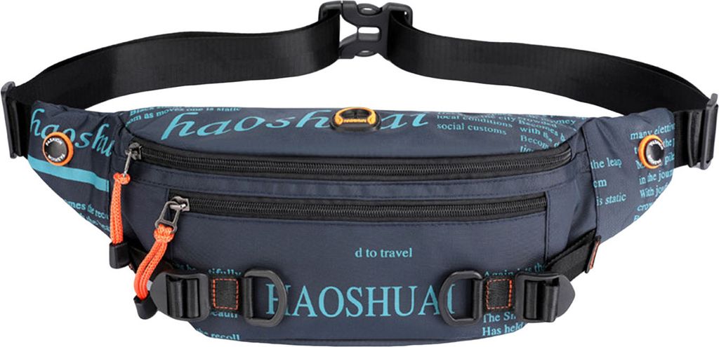 Große Umhängetasche, Sport-Hüfttasche, wasserdichte Hüfttasche, Bauchtasche, Outdoor-Hüfttasche zum Joggen, Wandern, Angeln, Männer und Frauen