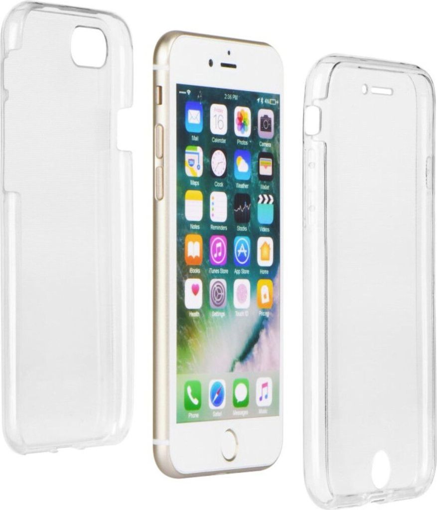 ENERGMiX TPU 360° Rundum Full Body Schutzhülle für HUAWEI P30 PRO Silikon Hülle Etui Case Cover Silikontasche in Transparent