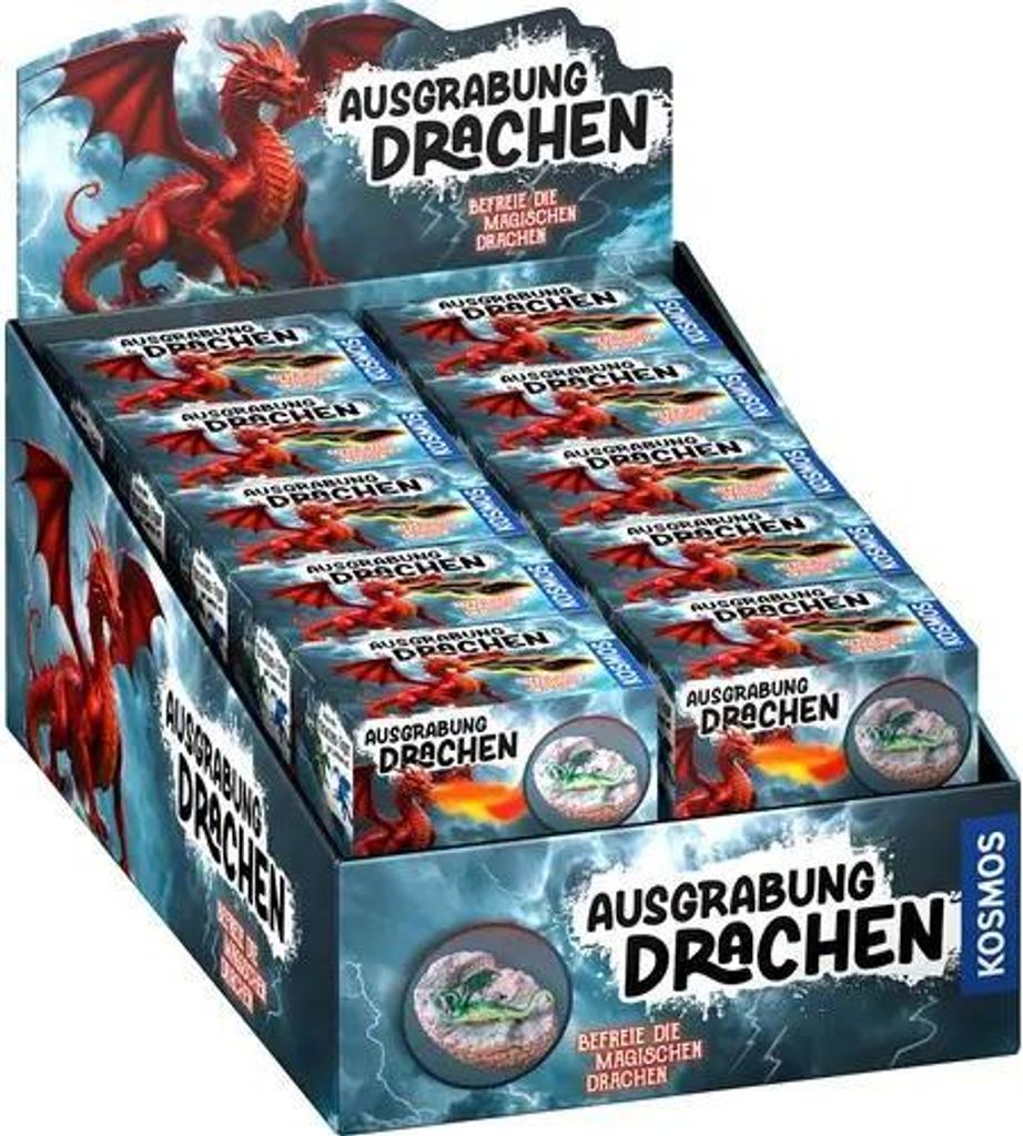 Franckh-Kosmos Ausgrabung Drachen (20 Ex. im Display) Produktbild 