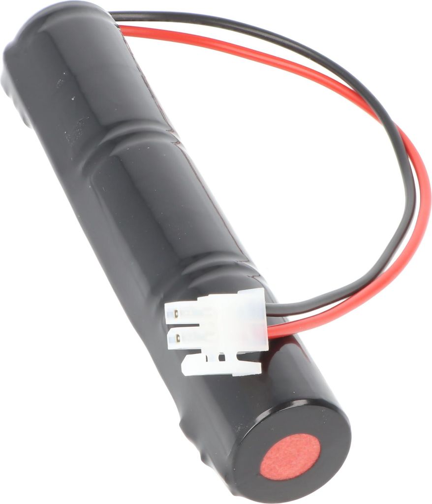 Notleuchtenakku NiCd 3,6V 1800mAh L1x3 Sub-C mit 200mm Kabel einseitig und Stecker