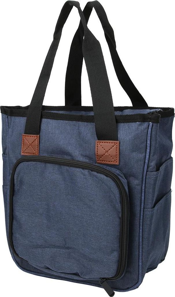 Oxford Cloth Knitting Storage Bag Yarn Crochet Needle Organizer Sewing SuppliesDenim Blue