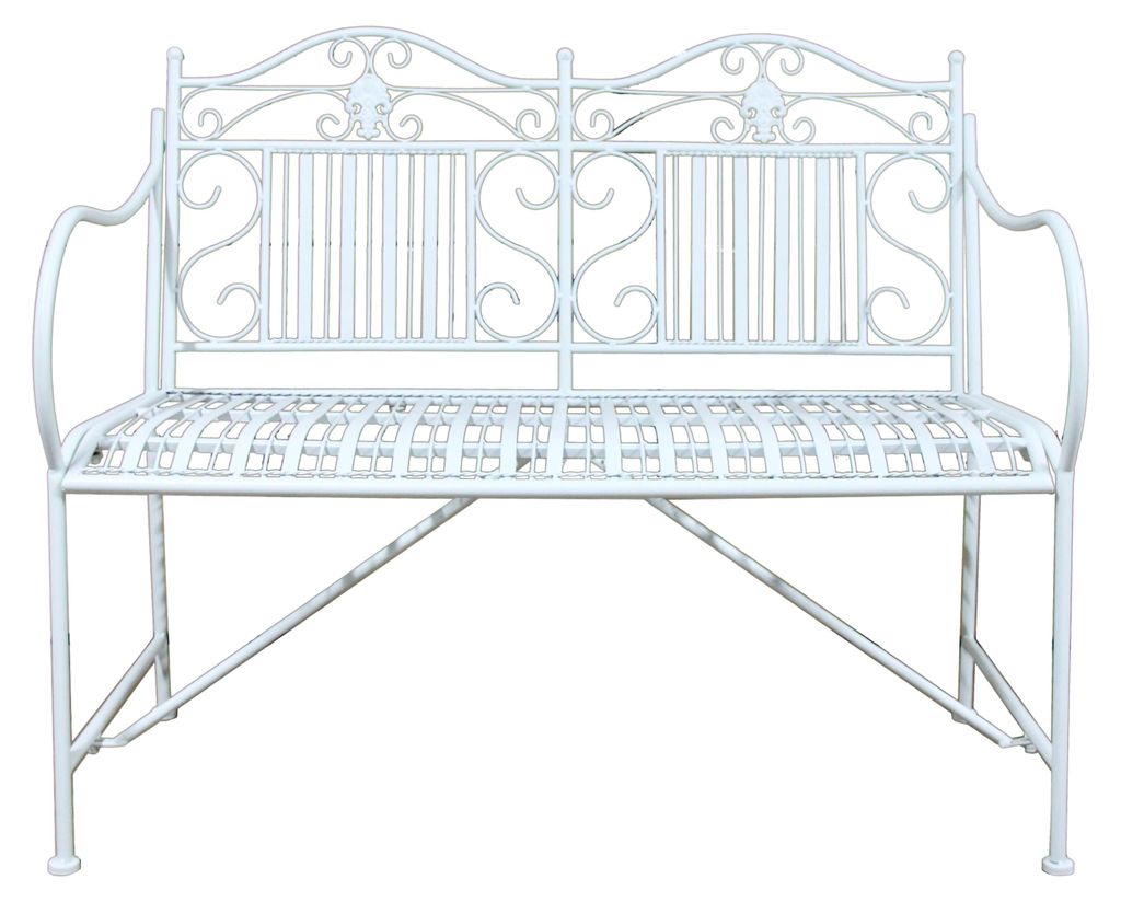 Celia Metall Gartenbank 2-Sitzer 106x91x57 cm Produktbild 