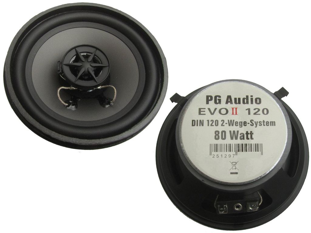 passend für Mercedes Benz W 124 2 wege Lautsprecher Boxen Set Vorne 12 cm