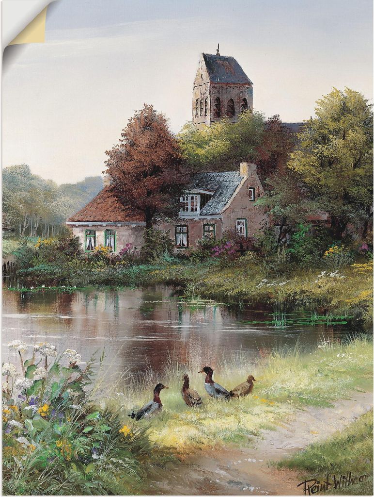 ARTland Wandbild, selbstklebend Schöner Tag Größe: 45x60 cm Produktbild 