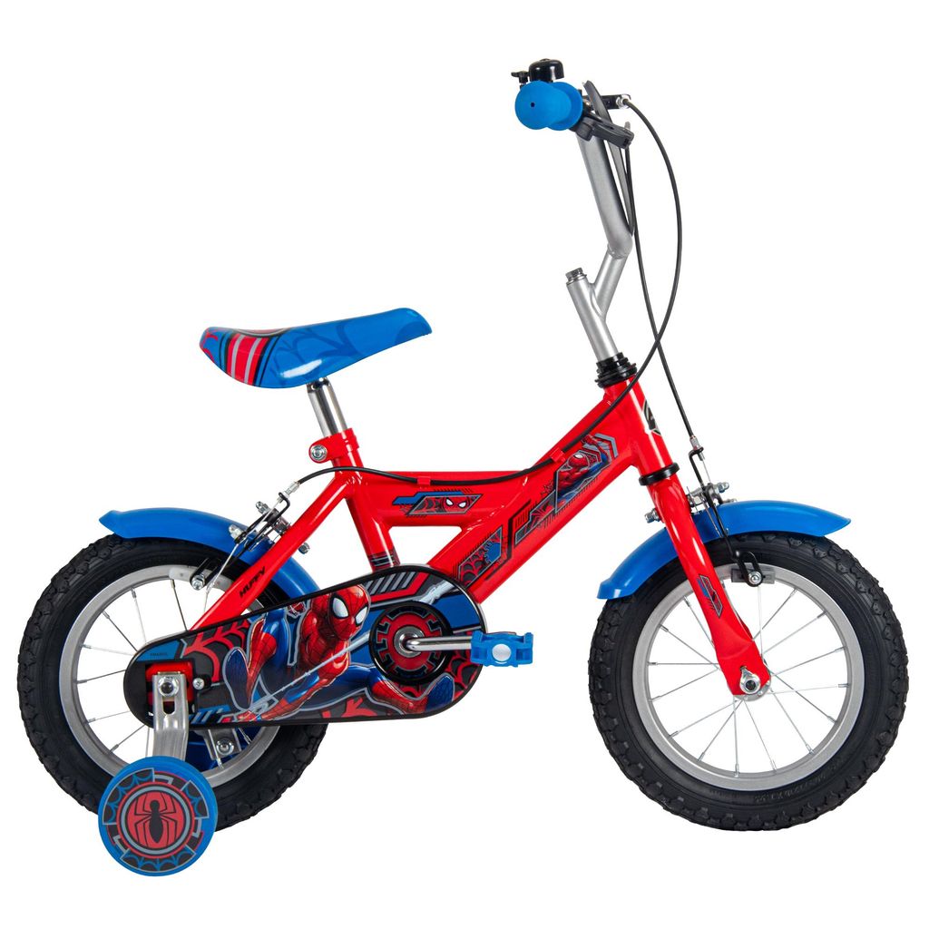 Spider-Man Kinderfiets - Jongens - 12 inch - Rood Blauw - Productafbeelding 