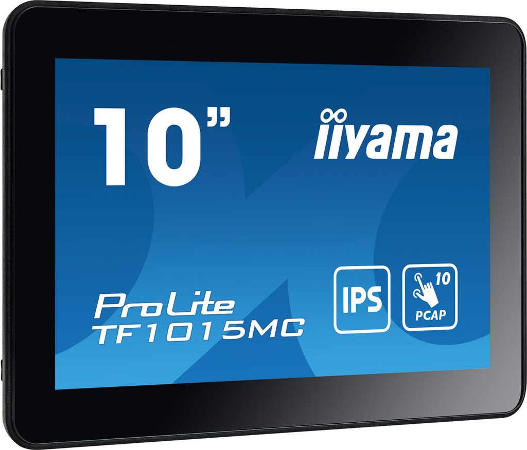 IIYAMA 25.7cm (10,1") TF1015MC-B3 16:10 M-Touch HDMI+DP+USB Image du produit 
