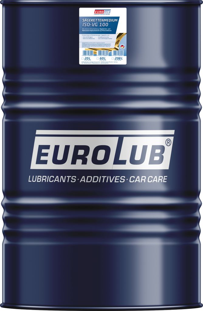 EUROLUB Sägekettenöl 538208 208L Fass