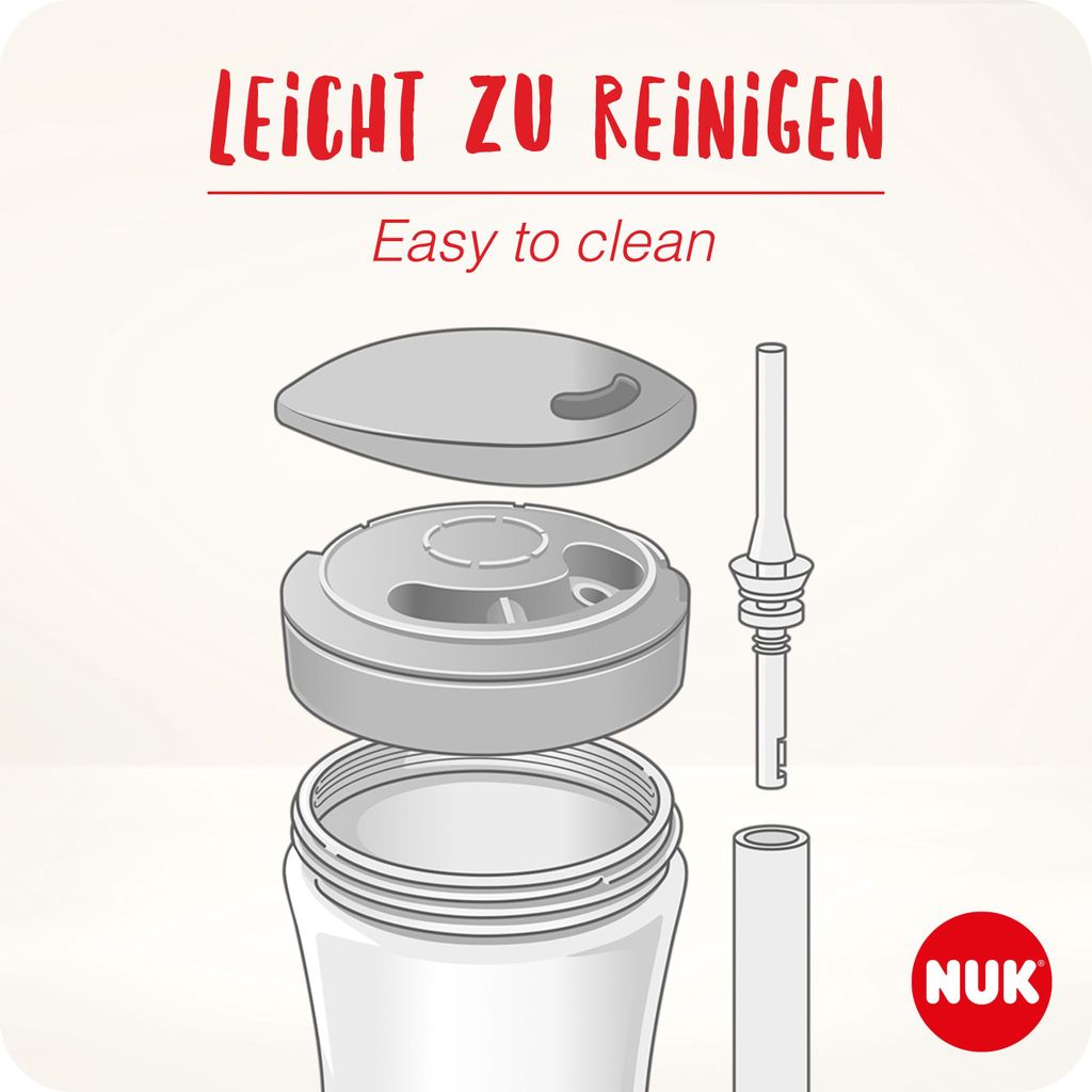 NUK Action Cup 230ml mit Trinkhalm Produktbild 