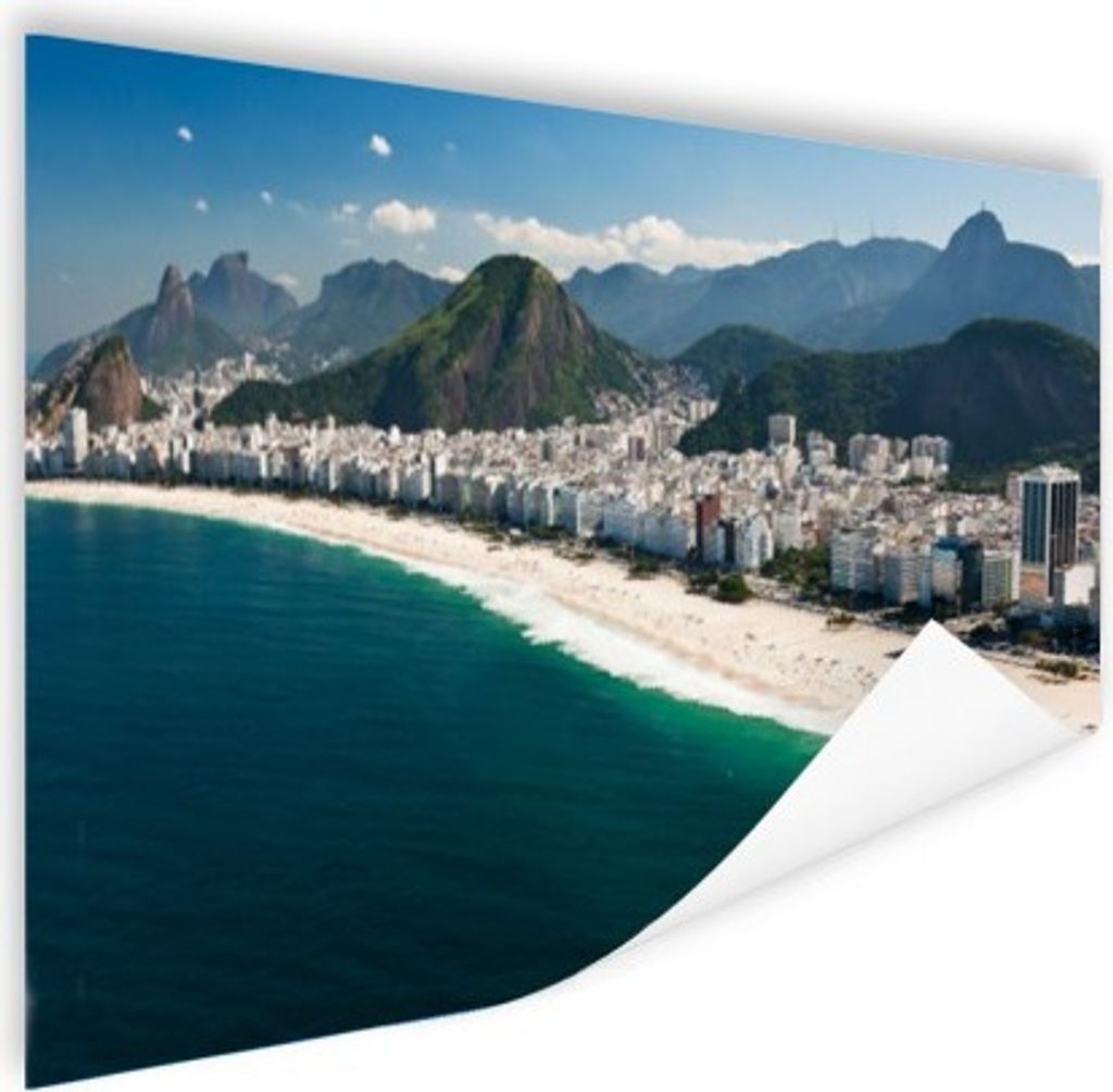 MuchoWow Poster Brasilien - Strand - Rio de Janeiro 120x80 cm - Bilder