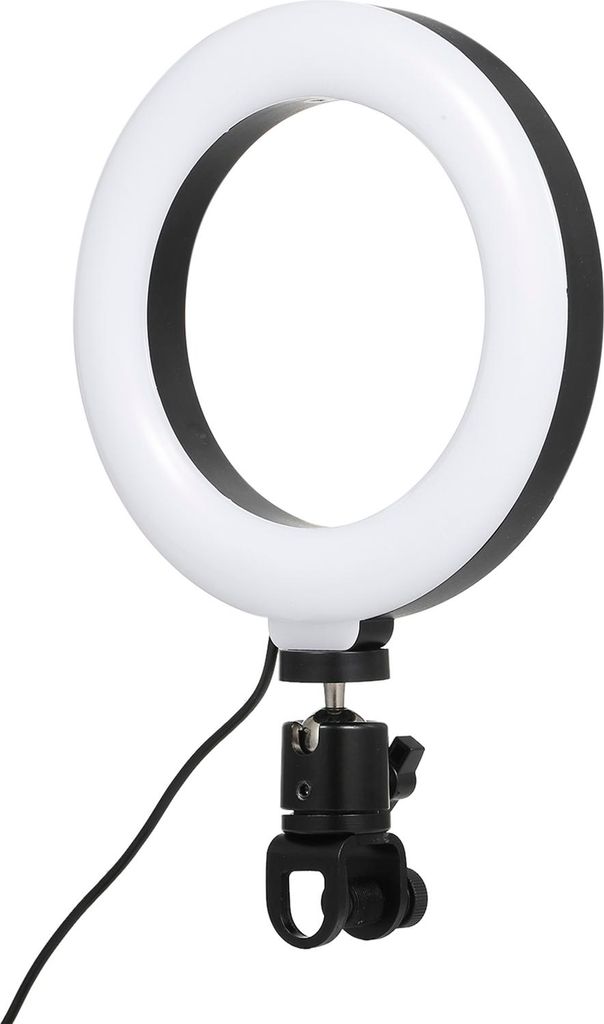 6'' Ringlicht für Laptop, Computer Clip Video Fill Light Konferenz Ring Beauty Live Licht für Zoom Meetings, Makeup, Selfie, Tiktok,(Dimmbar & USB