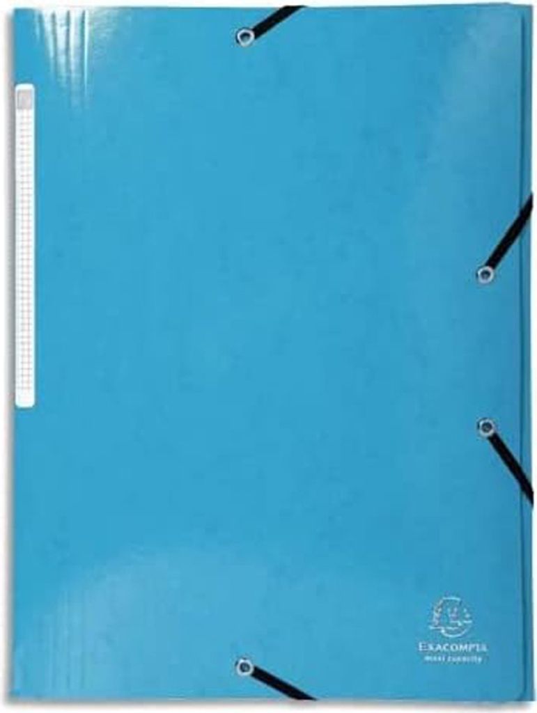 EXACOMPTA Eckspannermappe Iderama A4 Karton hellblau