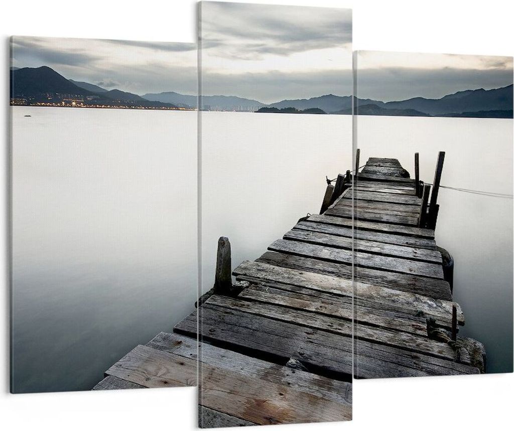 Bild auf Leinwand - Leinwandbild - Insel Urlaub Pazifischer Ozean - 130x100cm - Wand Bild - Wanddeko - Leinwanddruck - Bilder - Kunstdruck - Leinwa...