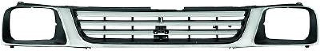 DIEDERICHS 5880841 Kühlergrill Frontgrill für MITSUBISHI L 200 (K7T, K6T) Schwarz Chrom