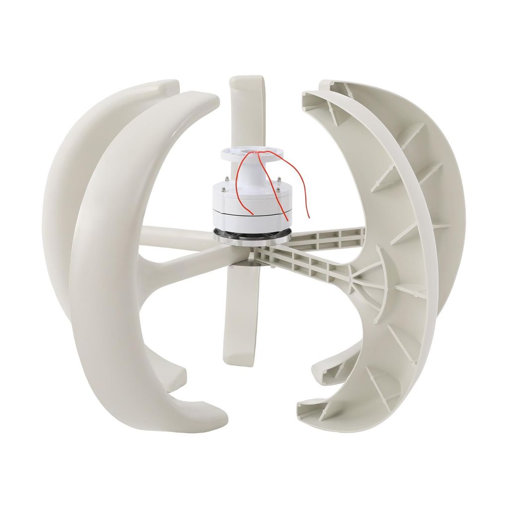 Windturbinen-Generator, kompaktes Design, effiziente Energieerzeugung, WEISS, 12V