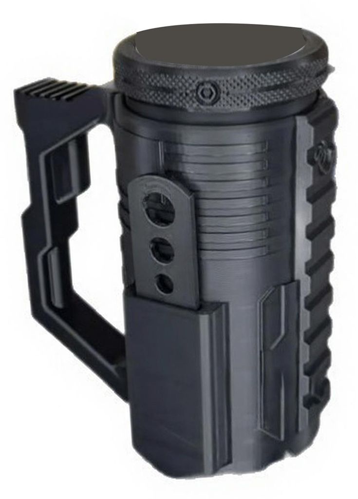 1/2 Stück taktische Isolierhülle im Sturmgewehr-Stil, tragbarer Getränkehalter mit Flaschenöffner, geeignet für Bierflaschen (355 ml) und schl...
