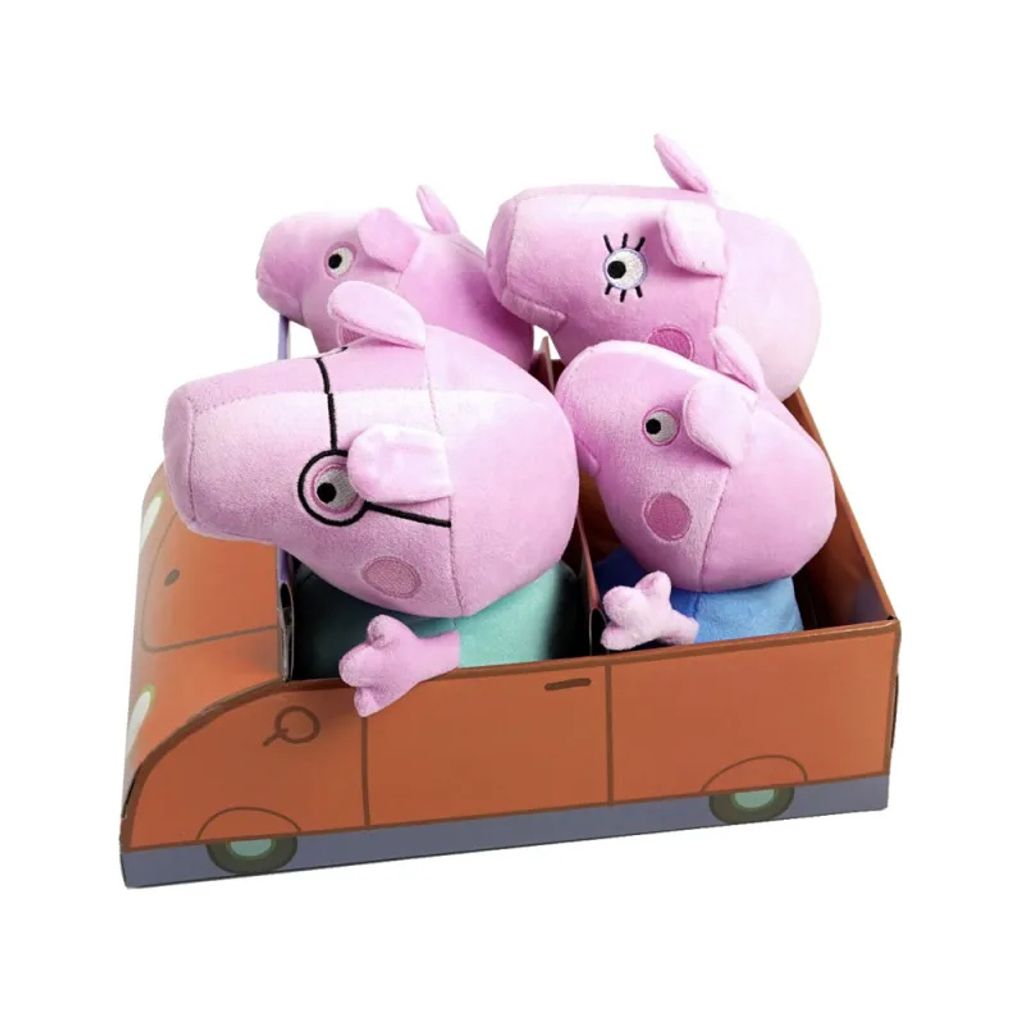 Peppa Pig 4-tlg. Familienset im Auto Produktbild 14