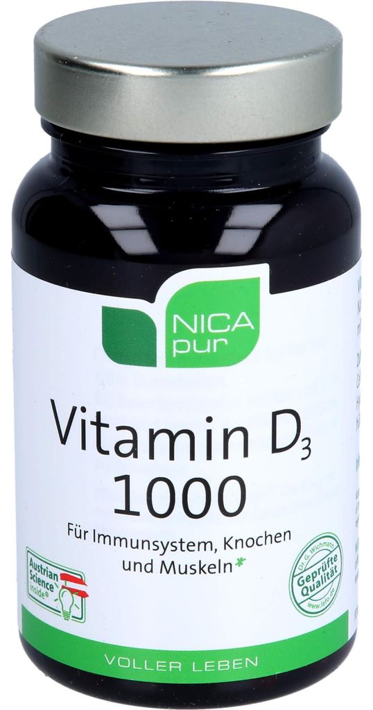 Nicapur Vitamin D 1000 Kapseln 120 St