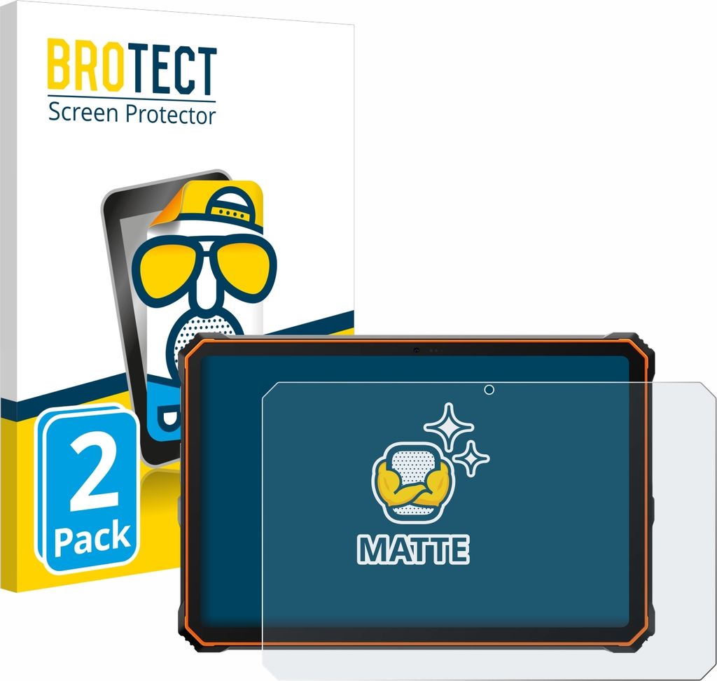 2x BROTECT Schutzfolie für Blackview Active 10 Pro 10.95" Displayschutz Displayschutzfolie Folie Matt Entspiegelungsfolie