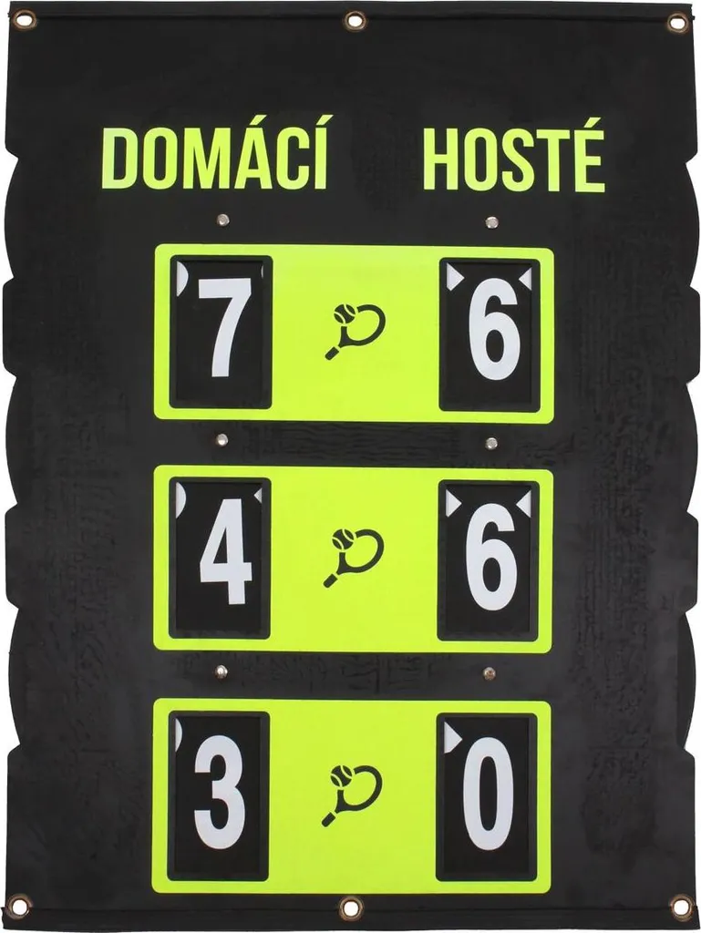 Tableau d'affichage tennis manuel Merco Scoreboard CZ de club