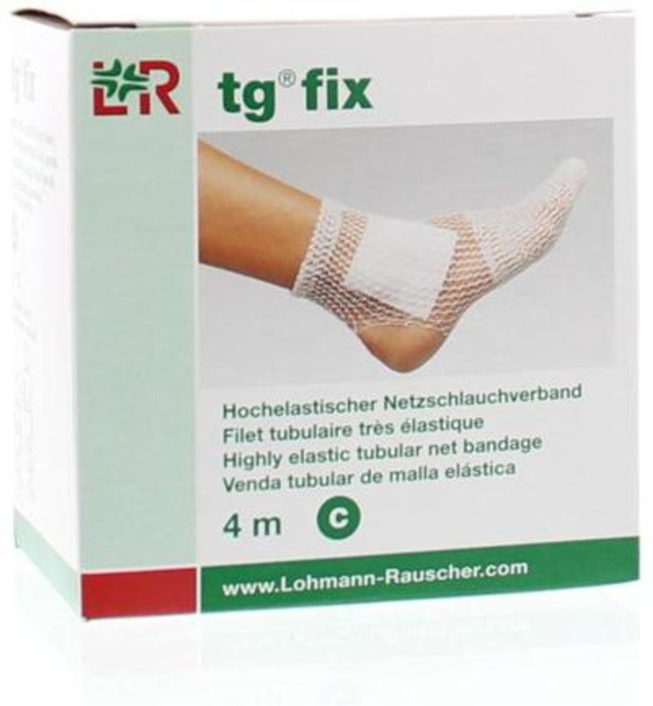 Tg Fix netverband C rekbaar 4 meter hoofd/been/arm (1 stuk) Productafbeelding 