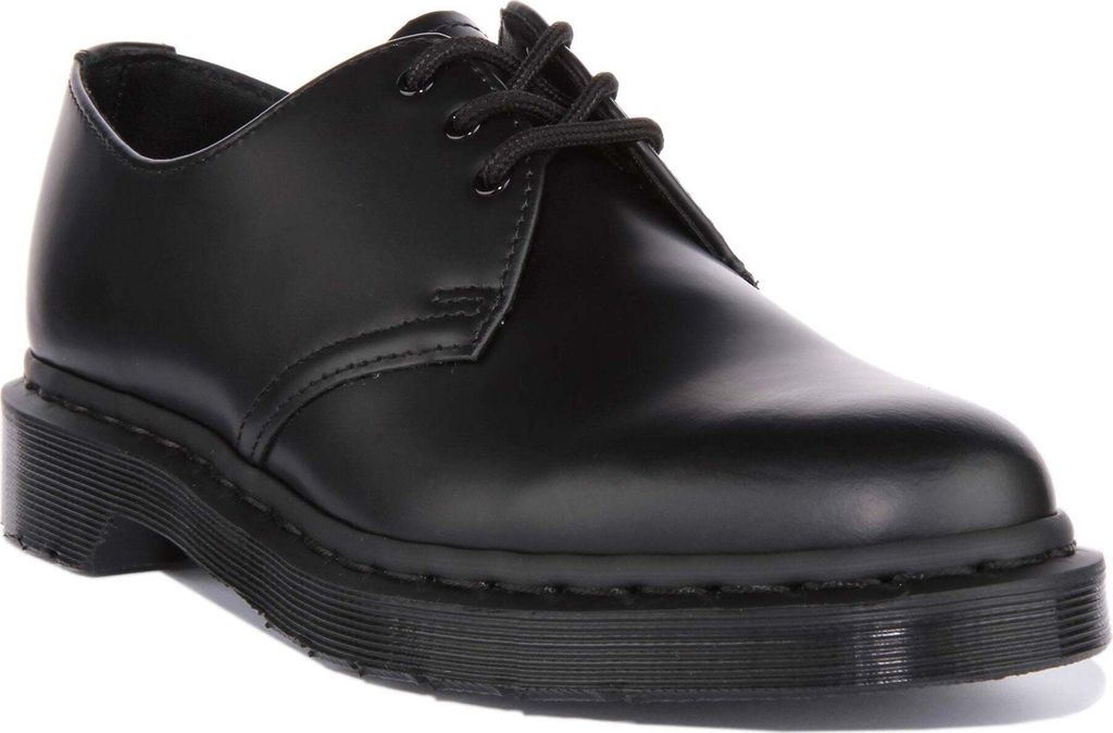 Dr Martens 1461 Mono Smooth 3 Ösen Schnürung Leder Schuhe Produktbild 