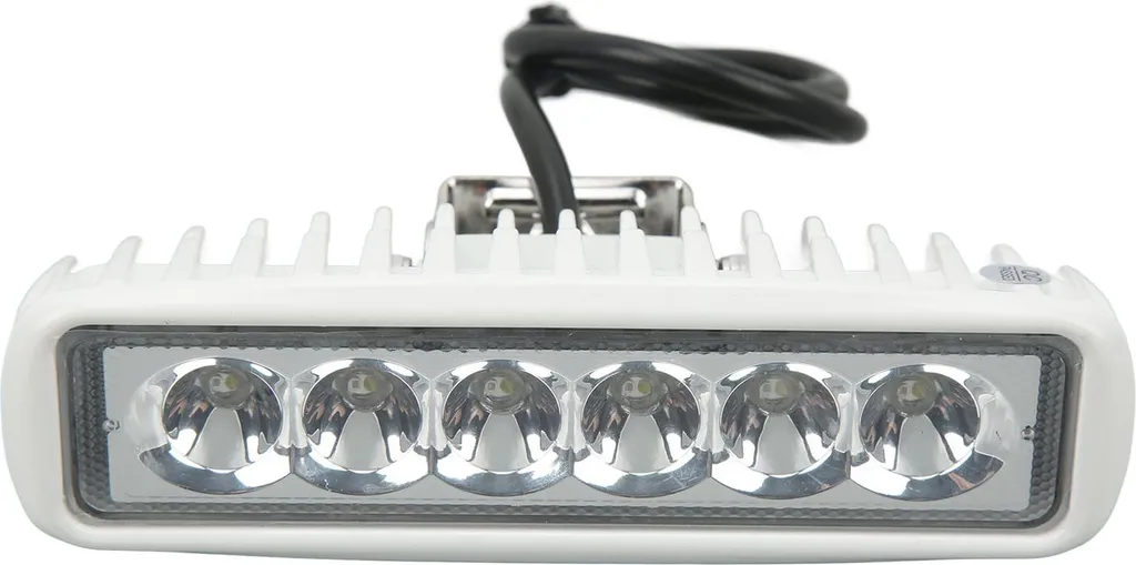 Lampe de pont LED 16W antichoc IP67 lumière blanche bleue 12V 24V