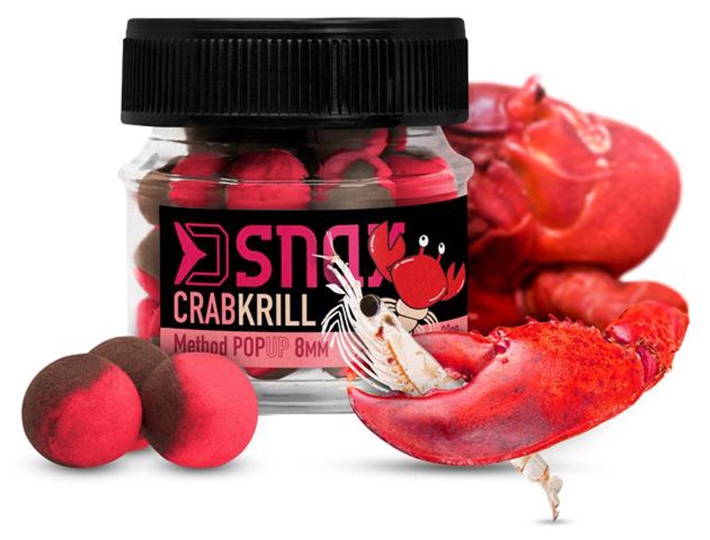 DELPHIN D SNAX POP, Köder, rot, Krabben-Krill, 101003445