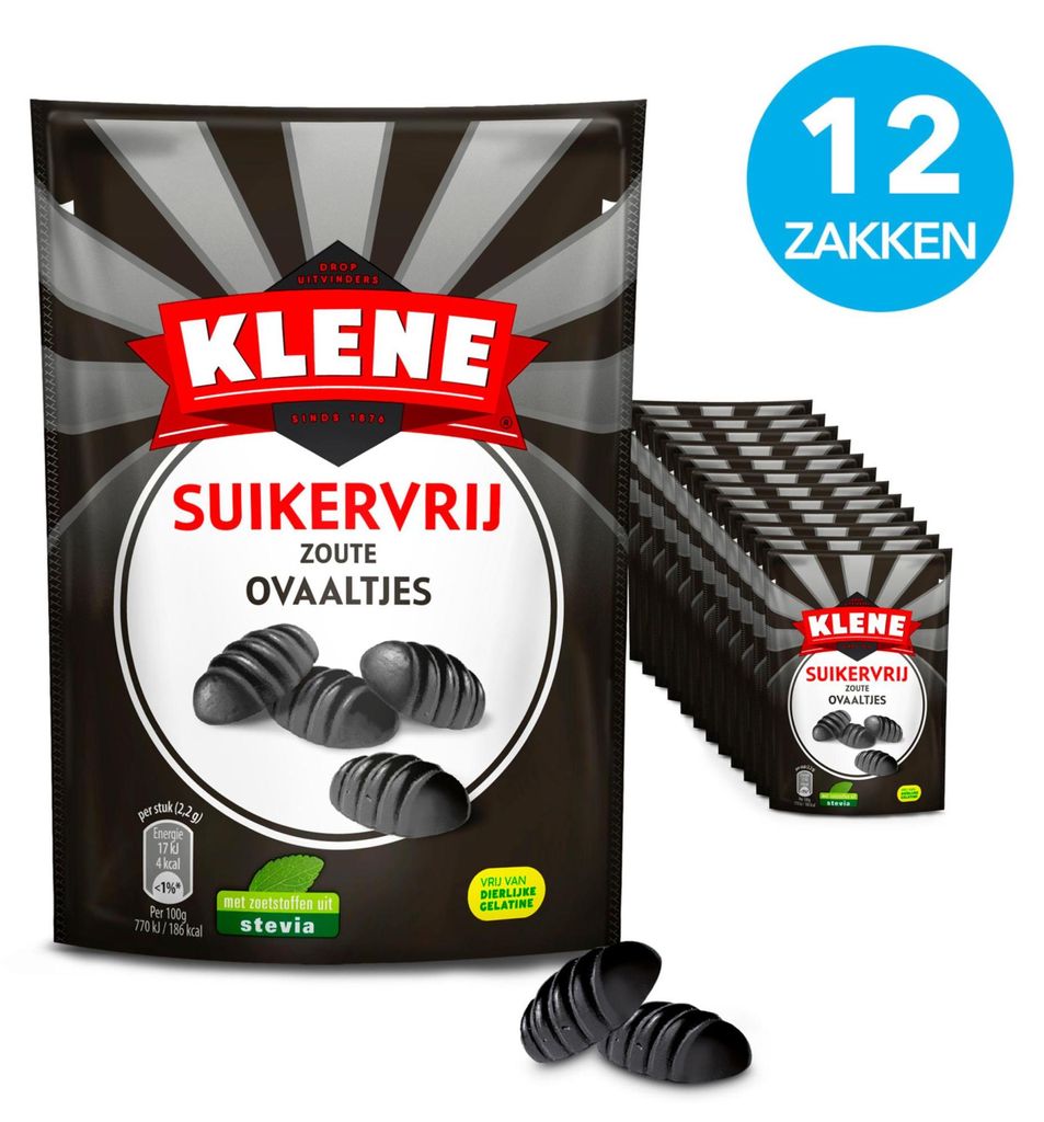 Klene salzige Ovale ohne Zucker (12x 110gr) Produktbild 
