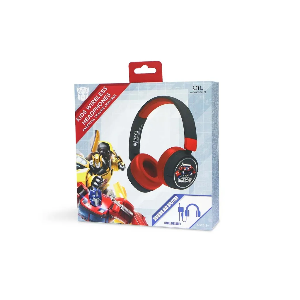 Écouteurs Bluetooth Junior Transformers avec Limitation de Volume Sonore - 3