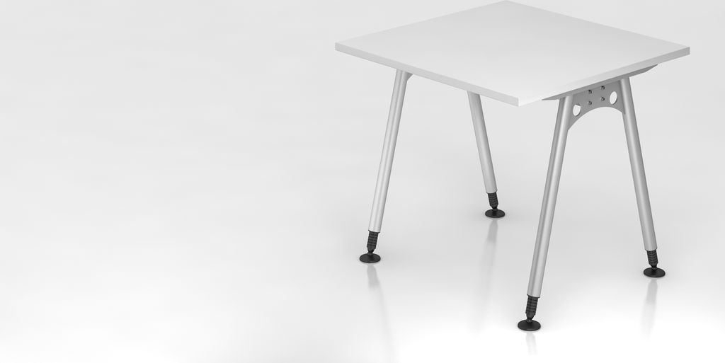 Schreibtisch AS08, 80 x 80 cm